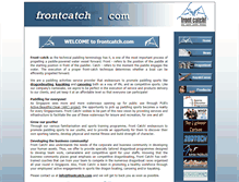 Tablet Screenshot of frontcatch.com